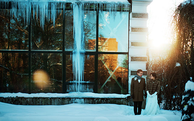 Декор зимней свадьбы