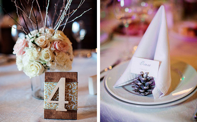 декор зимней свадьбы