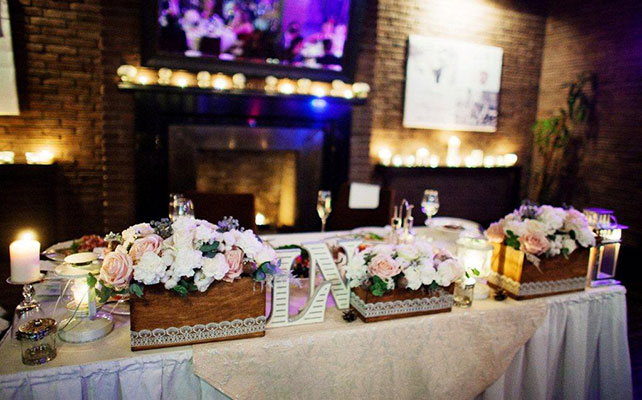 Декор зимней свадьбы