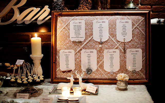 декор зимней свадьбы