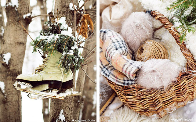 декор зимней свадьбы