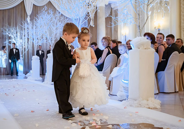 декор зимней свадьбы