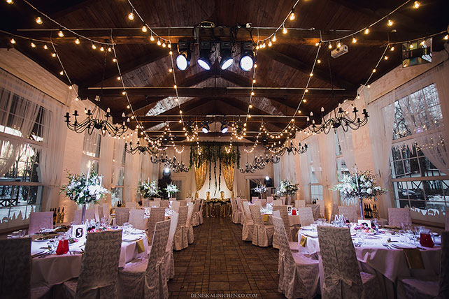 декор зимней свадьбы