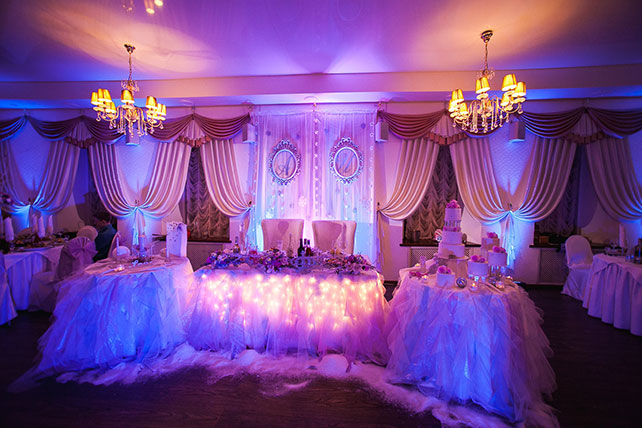 Декор зимней свадьбы