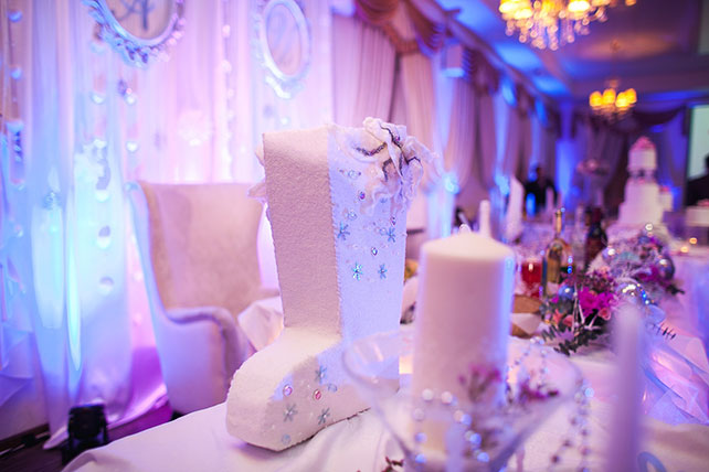 Декор зимней свадьбы