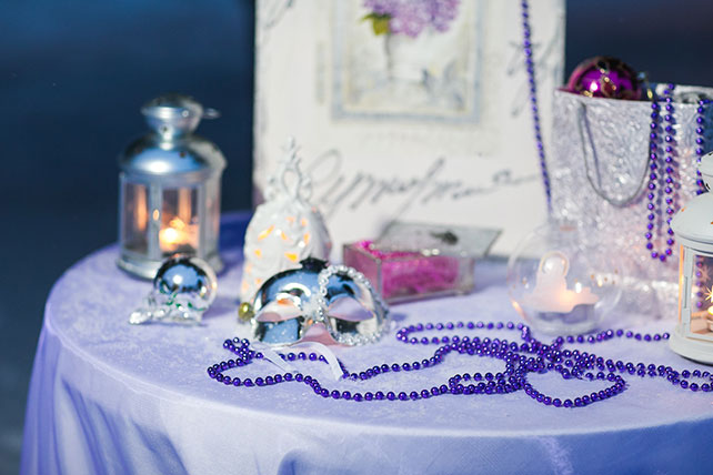 Декор зимней свадьбы