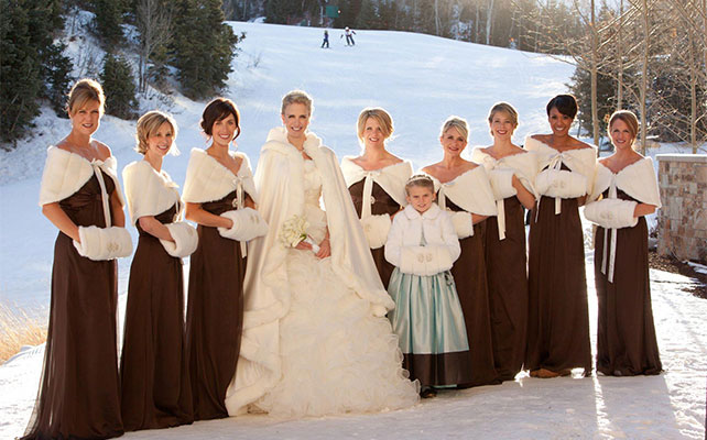 зимняя свадьба