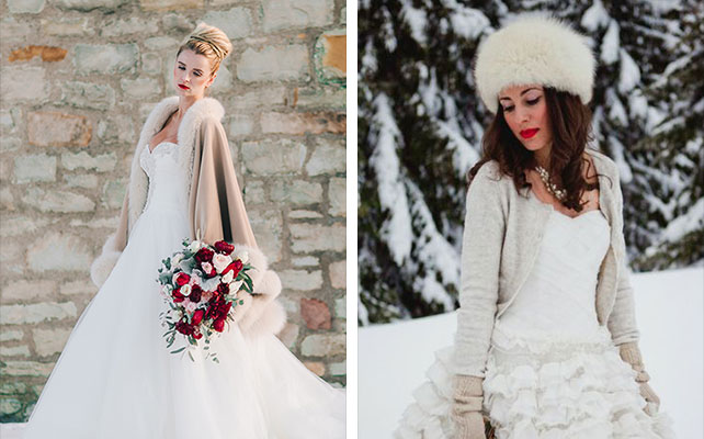 зимняя свадьба, образ невесты