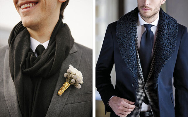 зимняя свадьба, образ жениха