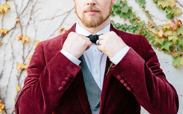 зимняя свадьба, образ жениха