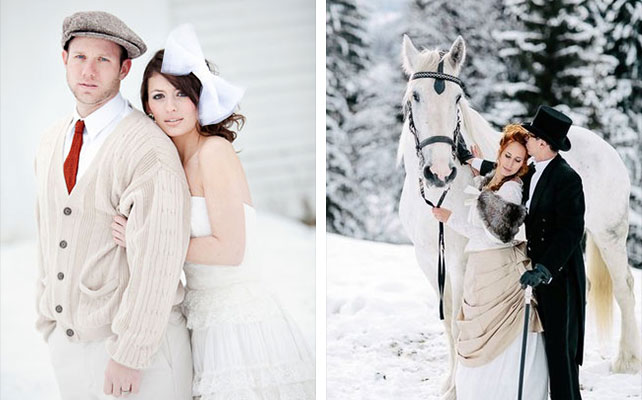 зимняя свадьба, образ жениха