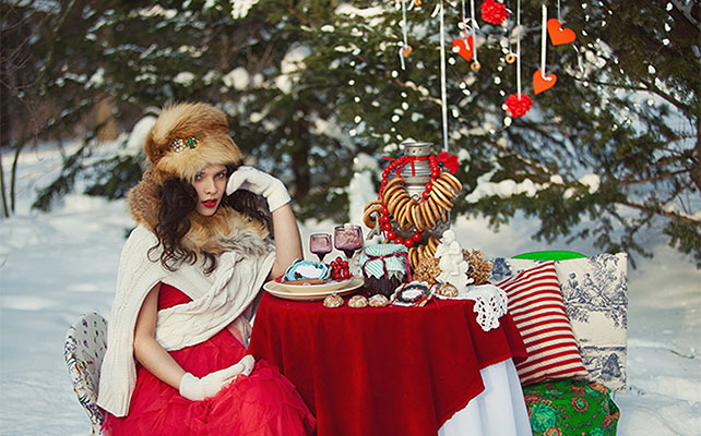 зимняя свадьба, прогулка, фотосессия