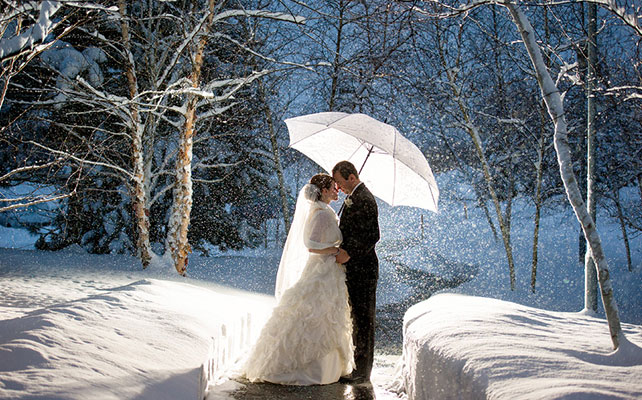 зимняя свадьба, прогулка, фотосессия
