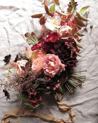 Золотая осень: 30 потрясающих букетов для невест 