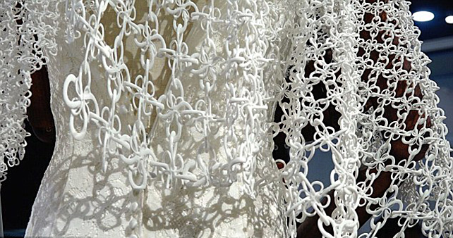 свадебные платья, напечатанные на 3D-принтере