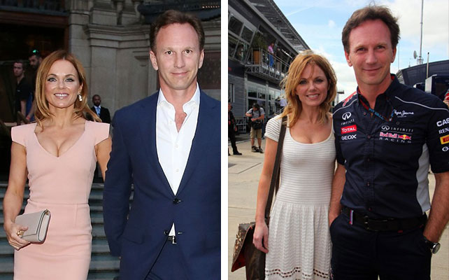 Джери Холлиуэлл и Кристиан Хорнер