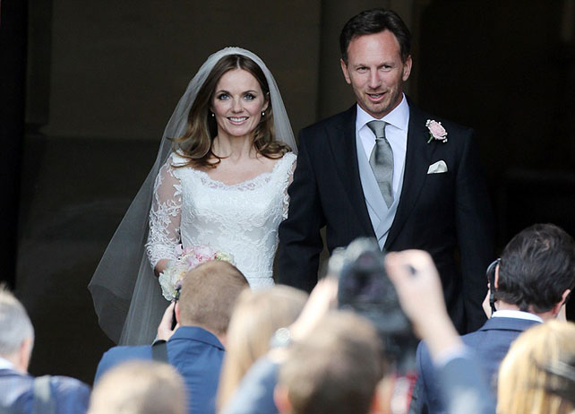 свадьба Джери Холлиуэлл и Кристиана Хорнера