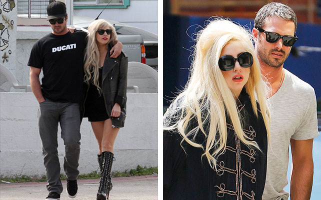 Леди Гага с женихом Тейлором Кинни