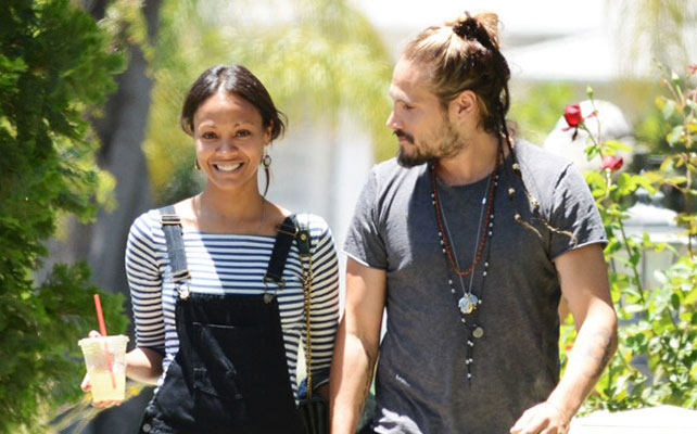 Зои Салдана и Марко Перего, Беременная Зои Салдана рассказала о своей быстрой свадьбе