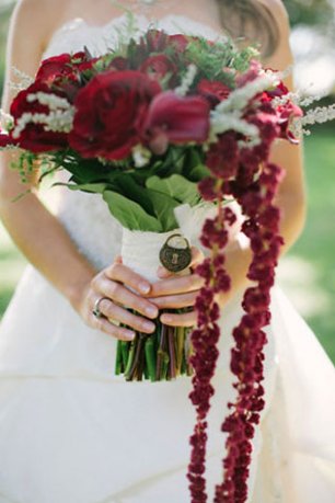 Свадьба в стиле стимпанк, букет невесты