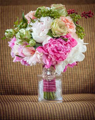 Свадьба путешественников, букет невесты