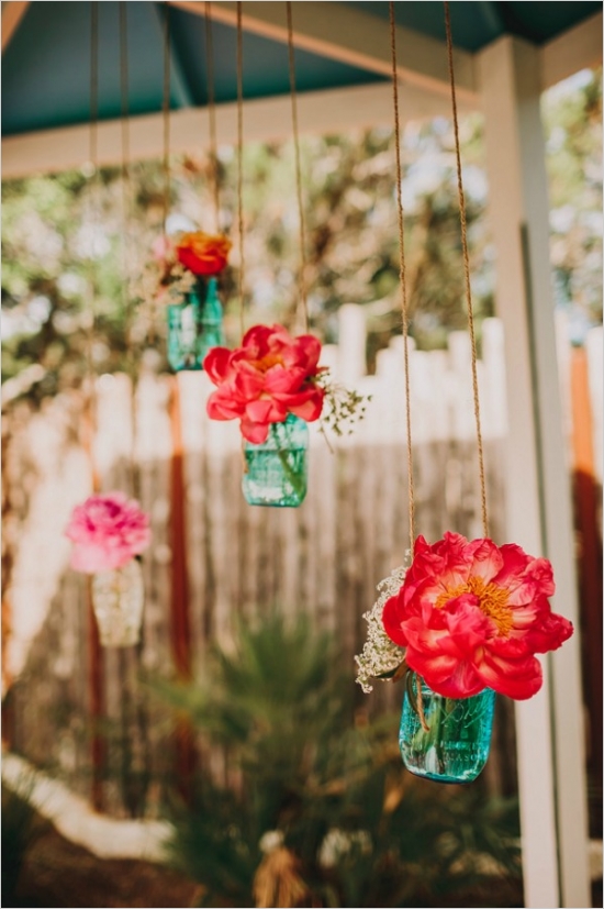 Цветы в вазочках для декора церемонии бракосочетания, декора зала торжества