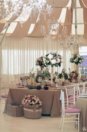 Сладкая свадьба, декор места торжества