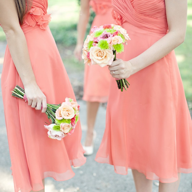 Платья персикового цвета на свадьбу фото