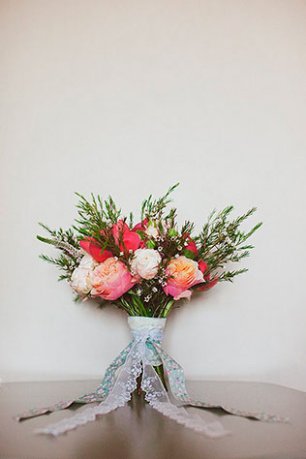 Свадьба в стиле винтажная классика, букет невесты