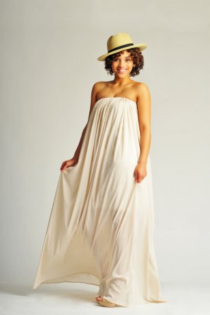 Легкий "пляжный" образ невесты