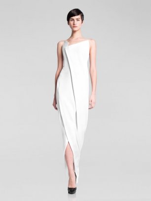 Платье невесты "геометричного" кроя