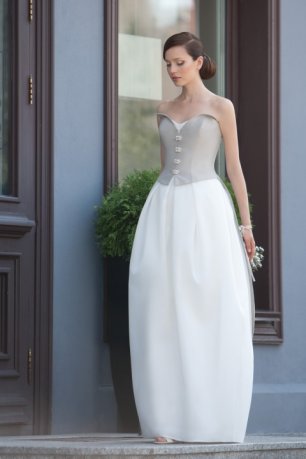 Свадебное платье необычного силуэта