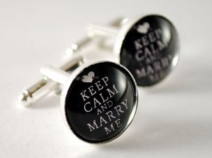 Оригинальные запонки жениха