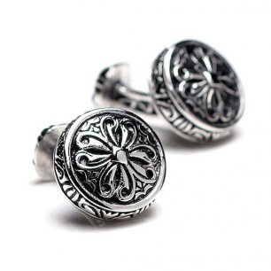 Серебряные запонки жениха