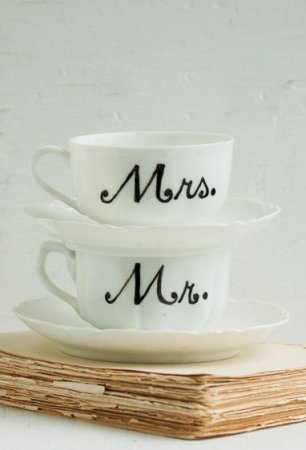 Чашки для молодоженов