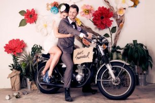 Фотосессия на мотоцикле