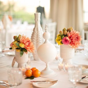 Оформление свадебного стола