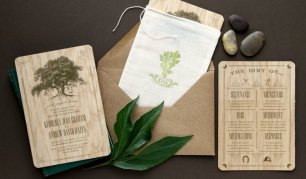 Приглашения в эко-стиле