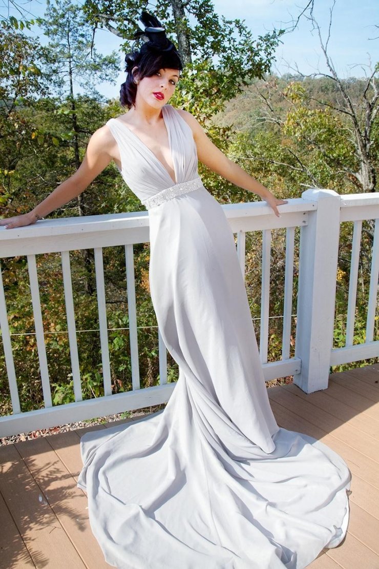 Платье невесты в стиле "старый Голливуд"