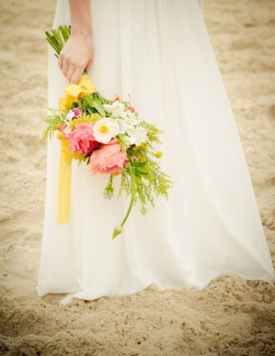 Структурный букет невесты