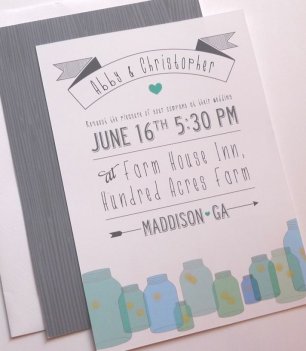 Приглашения в винтажном стиле