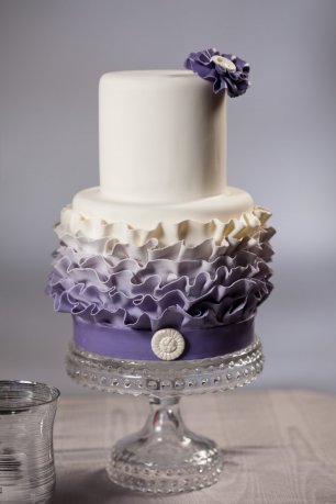 Свадебный торт необычной конструкции