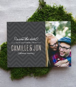 Приглашения с фотографией пары