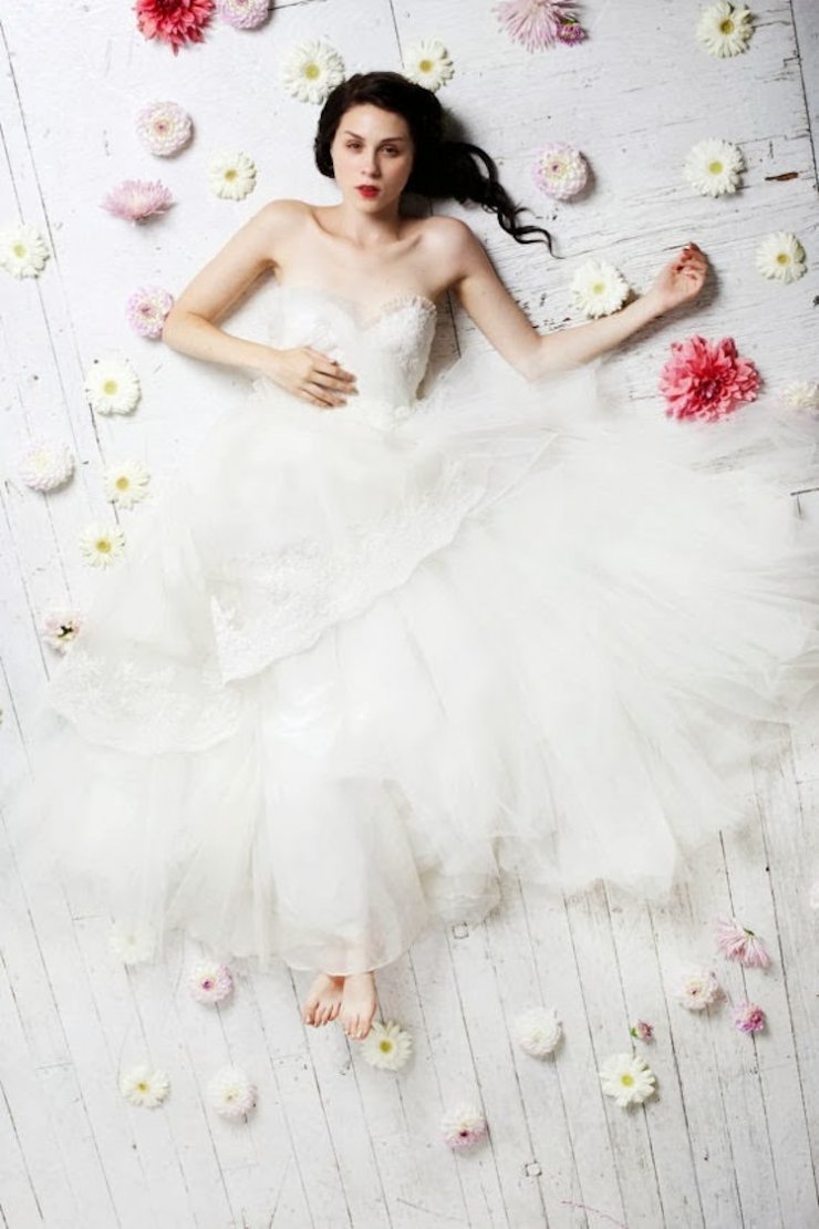 Воздушное платье невесты