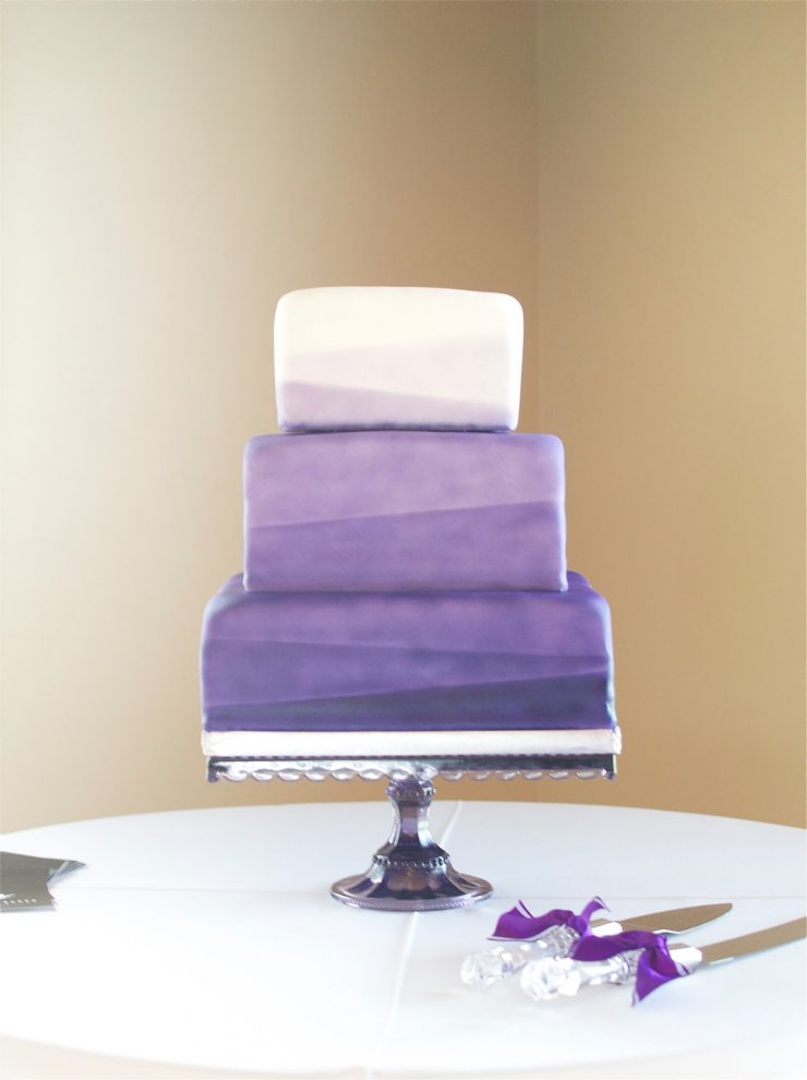 Свадебный торт с геометричным оформлением