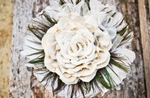 Букет-гламелия из ткани