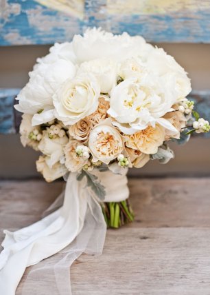 Структурный букет невесты
