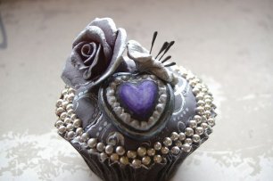 Винтажный декор капкейка