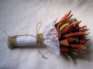 Букет в рустикальном стиле