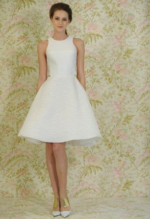 Текстурное платье невесты